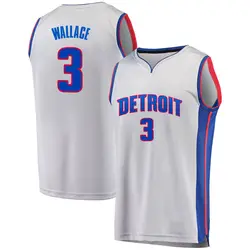 Ben Wallace Detroit Pistons Men's Fast Break Alternate Jersey - Statement Edition - Gray