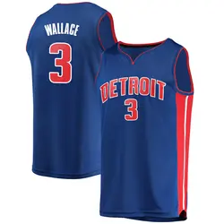 Ben Wallace Detroit Pistons Men's Fast Break Jersey - Icon Edition - Blue