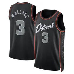 Ben Wallace Detroit Pistons Men's Swingman 2023/24 City Edition Jersey - Black