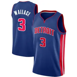 Ben Wallace Detroit Pistons Men's Swingman Jersey - Icon Edition - Blue